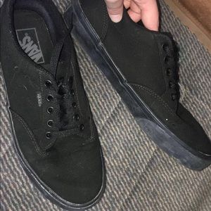 Basically brand new black vans women’s size 10